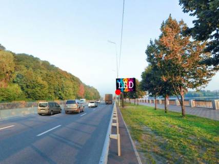 Видеоборд A в Киеве, 3,14x2,32  Набережне шосе 14, рух в напрямку ст. м. "Поштова Площа" - 391458 фото 1