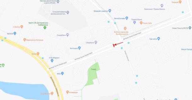 Билборд  в Киеве, 3x6  50.4066626300, 30.6205257900, схема