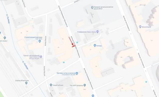Ситилайт A в Киеве, 1,2x1,8  Малевича Казимиравул. 82 навпроти схема