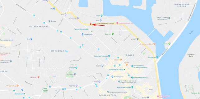 Билборд  в Киеве, 3,14x2,3  50.4752172000, 30.5048270800, схема