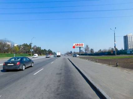 Мегаборд A в Киеве, 12x4  Броварський пр-т, ст. м. "Чернігівська", рух в напрямку з Києва фото 1