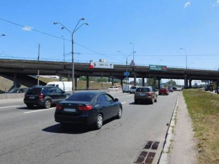 Билборд B в Киеве, 8x2  просп. Степана Бандери (Московський)., Богатирська вул., до Північного мосту фото 1