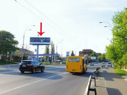 Бэклайт B в Киеве просп. Валерія Лобановського (Червонозоряний), біля пер.Новонародного, поруч заправка ТНК фото 1