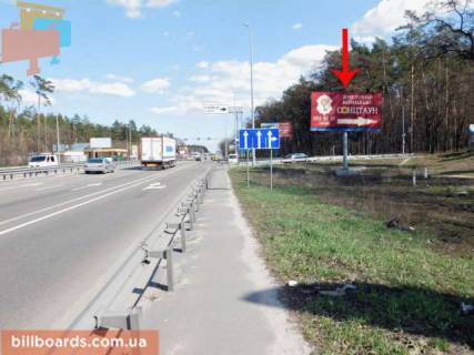 Білборд, Бігборд (Борд)   у Києві просп. Берестейський (Перемоги), въезд, автодром Чайка, к ст.м.Житомирская, в центр Фото 1