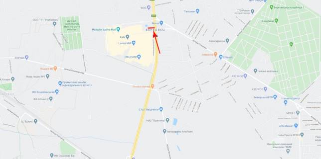 Бэклайт B в Киеве Палладіна пр-т, біля Стеценко вул., від ст.м. Академмістечко, просп. Берестейський (Перемоги) схема