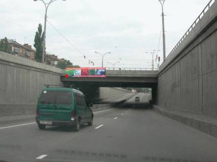 Билборд B в Киеве, 8x2  Теліги вул., біля Щусєва вул., поруч ст.м. Дорогожичі, від ст.м. Шулявська фото 1