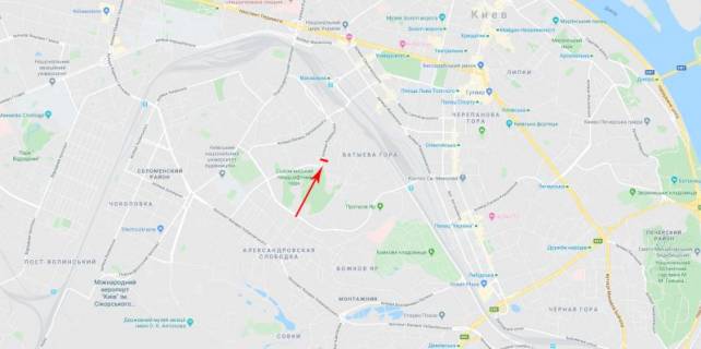 Призма A в Киеве, 2x4  Мокра вул. (Кудряшова). 9, рух в напрямку вул. Липківського, ТЦ "Ультрамарин" - 183784 схема