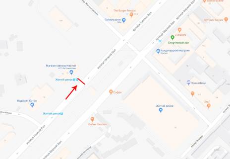 Ситискролл B в Киеве, 1,2x1,8  Нижний Вал 15 схема