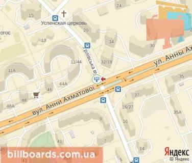 Призма  в Киеве Ахматовой ул. 44/11 перекресток с ул. Урловская - 38298 схема