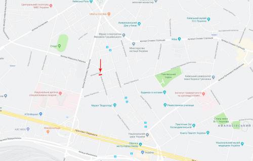 Prismatron, Prism A in Kyiv Zlatoustivs'ka st. 51 - 183816 scheme