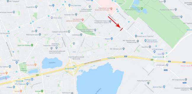 Билборд  в Киеве, 3x6  50.4098840000, 30.6697710000, схема