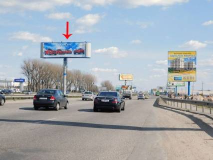 Megaboard A in Kyiv, 12x4  Kil'ceva doroga / Trublaini st., AZS "UPG", "Avantaz", ruh v napramku Zulans'kogo mostu Photo 1