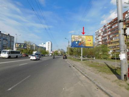 Билборд A в Киеве просп. Червоної Калини (Володимира Маяковського) 8, від Керченської пл., з центру фото 1