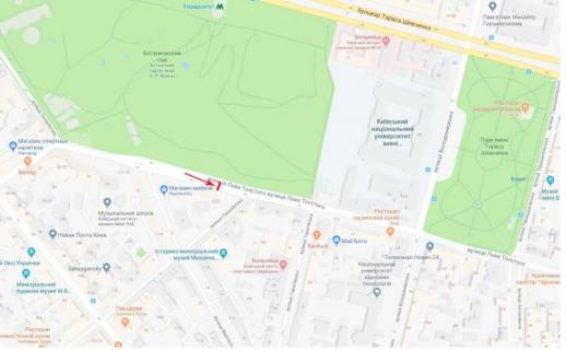 Билборд  в Киеве, 1,2x1,8  50.4413076400, 30.5054976300, схема