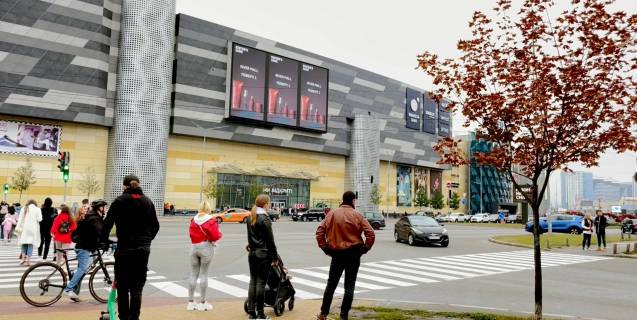 Видеоборд A в Киеве, 21,12х11,52  ТРЦ River Mall, Дніпровська набережна, 12 - 449931 схема