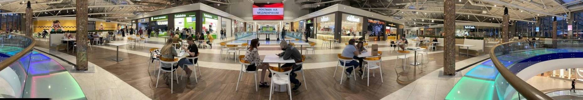 Видеоборд A в Киеве, 9,28 x 5,12  ТРЦ River Mall, Дніпровська набережна, 12 (внутрішній) - 449944 схема