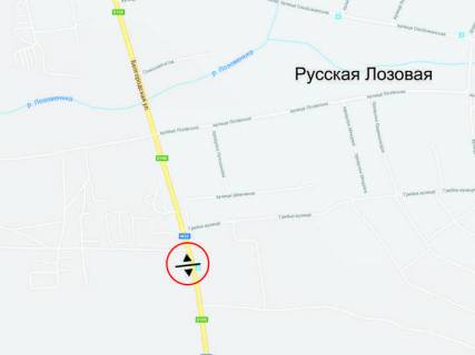 Білборд, Бігборд (Борд)  A у Харкові, 3х6  А/Д Харьков/Белгород схема