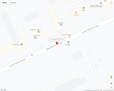 Билборд B в Черновцах Пд.Кільцева 29 (Максима) схема