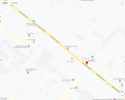 Билборд A в Черновцах Руська 251 схема