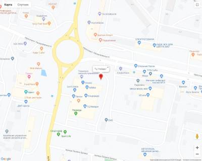 Билборд A в Черновцах ТЦ "Майдан" схема