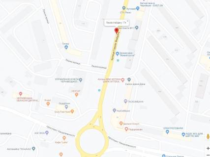 Билборд A в Черновцах Героїв Майдану (Червоноармійська) 174 схема
