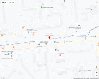 Билборд B в Черновцах Сергія Скальда (Комарова), 30 схема
