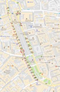 Нестандарт A в Львове, 0,7*1,0  пр.Свободи схема