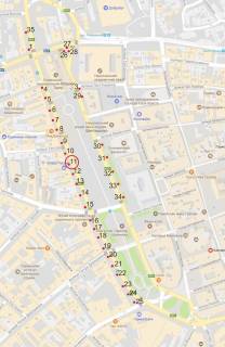 Нестандарт B в Львове, 0,7*1,0  пр.Свободи схема