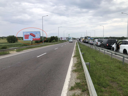 Билборд B в Глиницях, 6х3  Краківець к2, кордон (ліворуч)  виїзд з країни фото 1