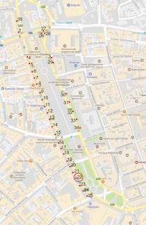 Нестандарт A в Львове, 0,7*1,0  пр.Свободи схема