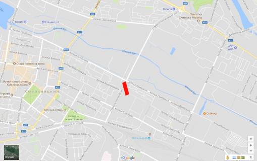 Billboard A in Khmelnitsky, 6х3  Pribuz'ka - Starokostantinivs'ke sose scheme