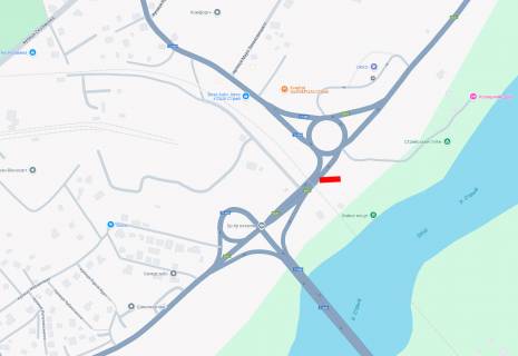 Билборд B в Стрые, 6х3  виїзд з міста (Заправка ОККО) схема
