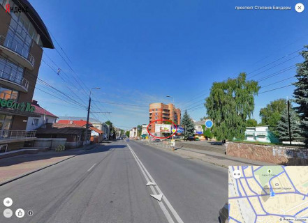 Билборд A в Тернополе, 6х3  Бандери (стадіон) місце 2, А лівий фото 1