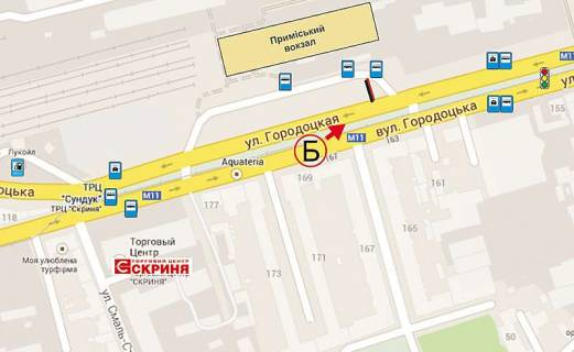 Billboard B in Lviv Gorodoc'ka  K3( primis'kij vokzal, naproti privokzal'nij rinok st. V niznij No9 )   scheme