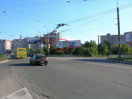Billboard A in Ternopil, 6х3  Galic'ka - Zluki - Konoval'ca ( livij) Photo 1