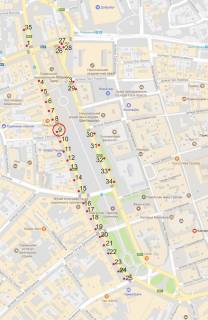 Нестандарт B у Львові, 0,7*1,0  пр.Свободи схема