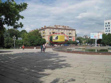 Билборд A в Ровно, 6х3  б-р Незалежності - просп. Миру  фото 1