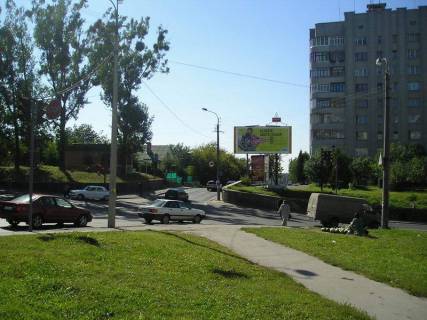 Билборд A в Ровно, 6х3  Адама Міцкевича вул. (вул. Дулібська (Гастелло)) -  кн. Володимира Буд  №1 ст А фото 1
