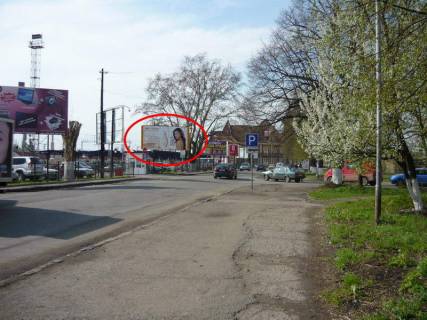 Билборд A в Ужгороде, 6х3  Ф.Тихого місце - Вул. Станційна  №5 фото 1