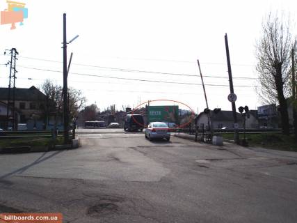 Билборд A в Стрые, 6х3  Нижанківського-Вокзальна ( до вокзалу) фото 1