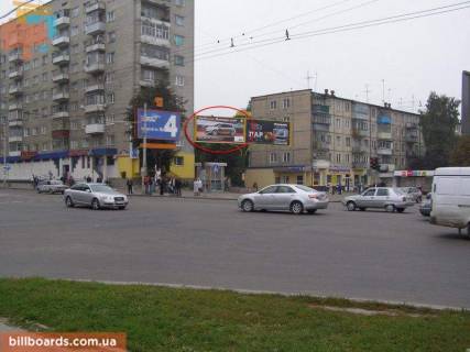 Билборд A в Львове, 6х3  Любінська - вул. Д. Яворницького - вул. С. Петлюри (зліва) фото 1
