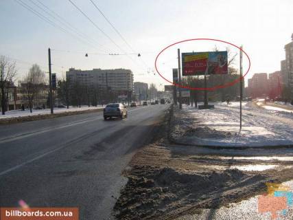 Билборд A в Львове, 6х3  Кульпарківська, поворот до "Русалки Дністрової" фото 1