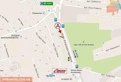 Призма A в Львове, 6х3  Чорновола, 99 (торговий центр) - 39298 схема