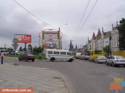 Билборд B в Львове Городоцька К1 ( приміський вокзал, напроти привокзальний ринок ст. Б верхній №3 )  фото 1