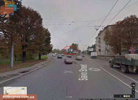 Билборд B в Львове, 6х3  Городоцька - вул. Сяйво (в центр по вул. Городоцькій) фото 1