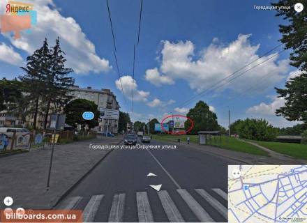 Билборд A в Львове, 6х3  Городоцька - вул. Сяйво (з центра по вул. Городоцькій) фото 1