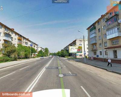 Билборд A в Львове, 6х3  Пасічна, 49 (до вул. Личаківської, А) фото 1