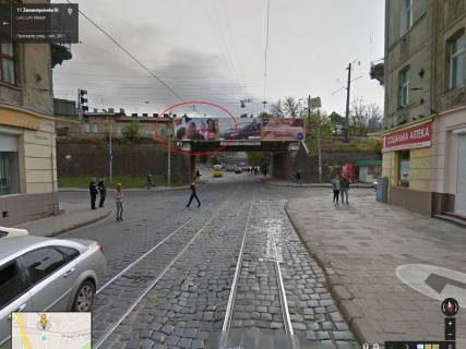 Билборд A в Львове Замарстинівська (міст) до центру, лівий фото 1