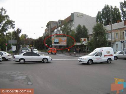 Білборд, Бігборд (Борд)  A у Рівному, 6х3  Чорновола -  Бандери Фото 1