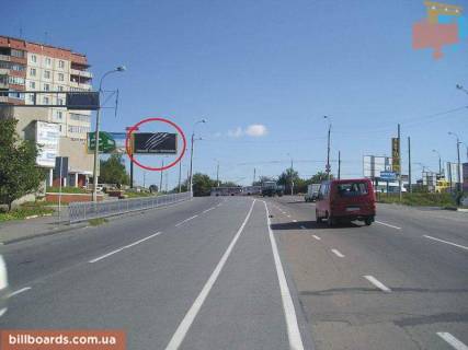 Билборд B в Ровно, 6х3  вул. Кулика і Гудачека (Макарова) -  Дубенська (правий) фото 1